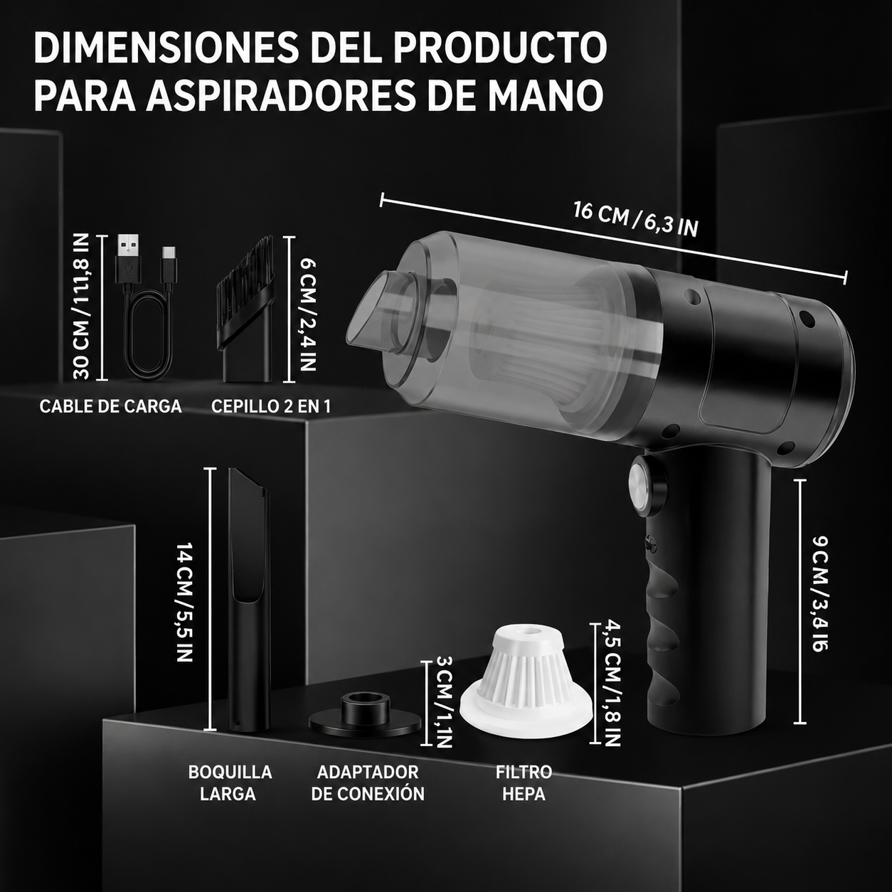 Aspirador Portátil AutoPro